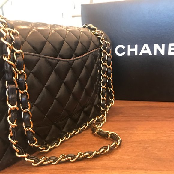 Chanel 2.55 Classic Flap Black Lambskin - Picture 2 of 9